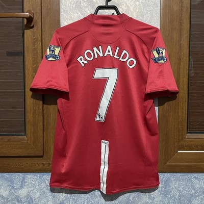 Manchester United 2007 2008 Authentic Ronaldo #7 Home EPL Shirt