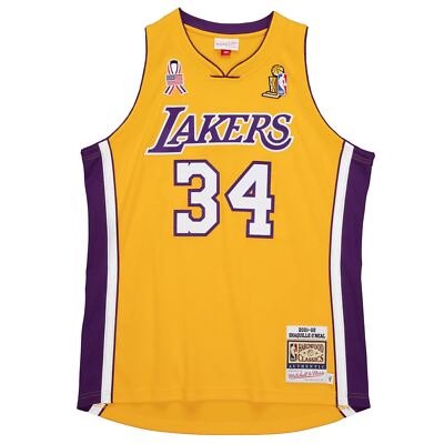 MITCHELL & NESS NBA AUTHENTIC JERSEY LA LAKERS 2001 SHAQUILLE O