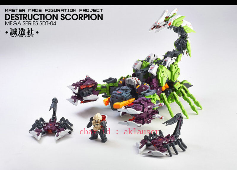 Master Made Transforms Sdt-04 Scorpion Scorponok Q Alloy Edition