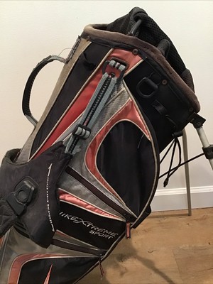 Nike Xtreme Sport golf stand bag 8-way Dual Strap distress color