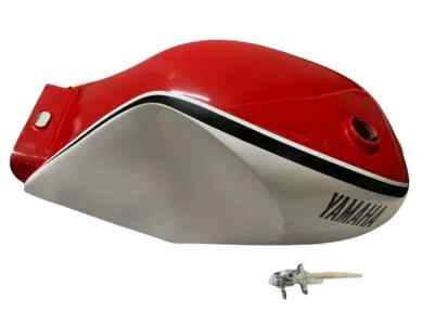 Yamaha Rz350 31k YPVS Red And White Painted Steel Petrol Tank +Tap