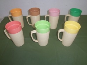 Raffiaware Thermo Temp アンティーク デザートカップ ×4 Raffiaware