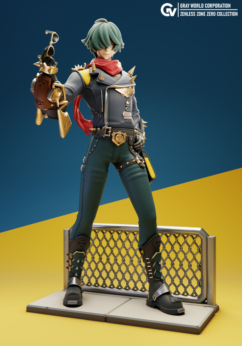 Lighter Model Kit Garage Kit Unpainted Zenless Zone Zero scale ZZZ