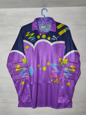PUMA VINTAGE GOALKEEPER 90S MULTICOLOR FOOTBALL SHIRT SOCCER