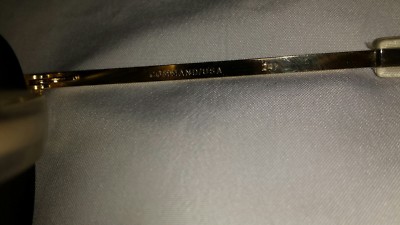 VINTAGE 20-57 COMMAND USA 24K GOLD NAVAL COMMAND AVIATOR JUST