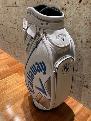 Callaway x BMW White/Blue cart bag golf carry caddy bag rare japan