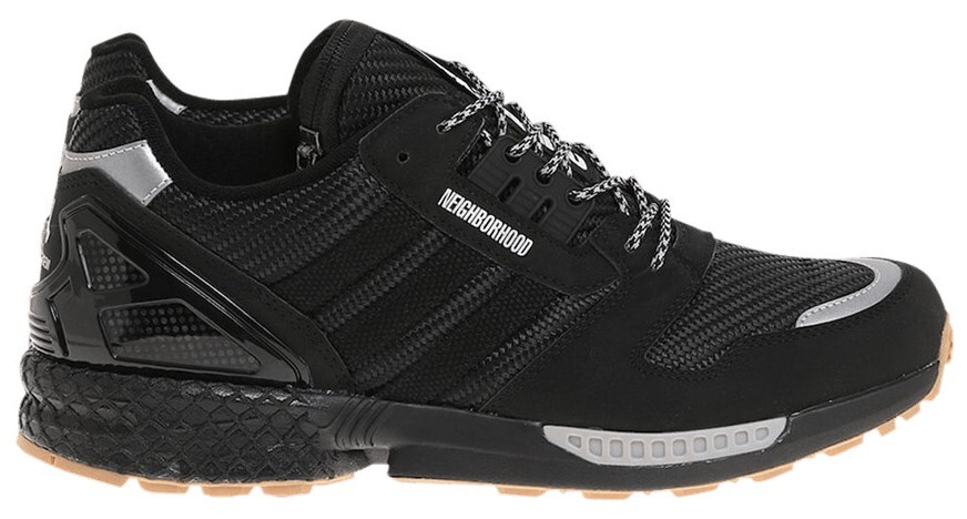 Size 13 - Undefeated x Neighborhood x adidas ZX 8000 Black Gum for