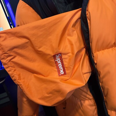 SUPREME x THE NORTH FACE NUPSTE JACKET ORANGE SZ XL F/W 2016 TNF