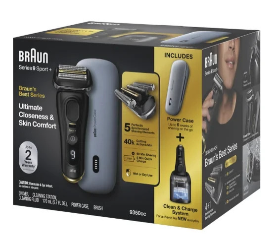 脱毛・除毛 Braun Series 9 Sport+ 9350cc Braun Series 9 Sport Plus