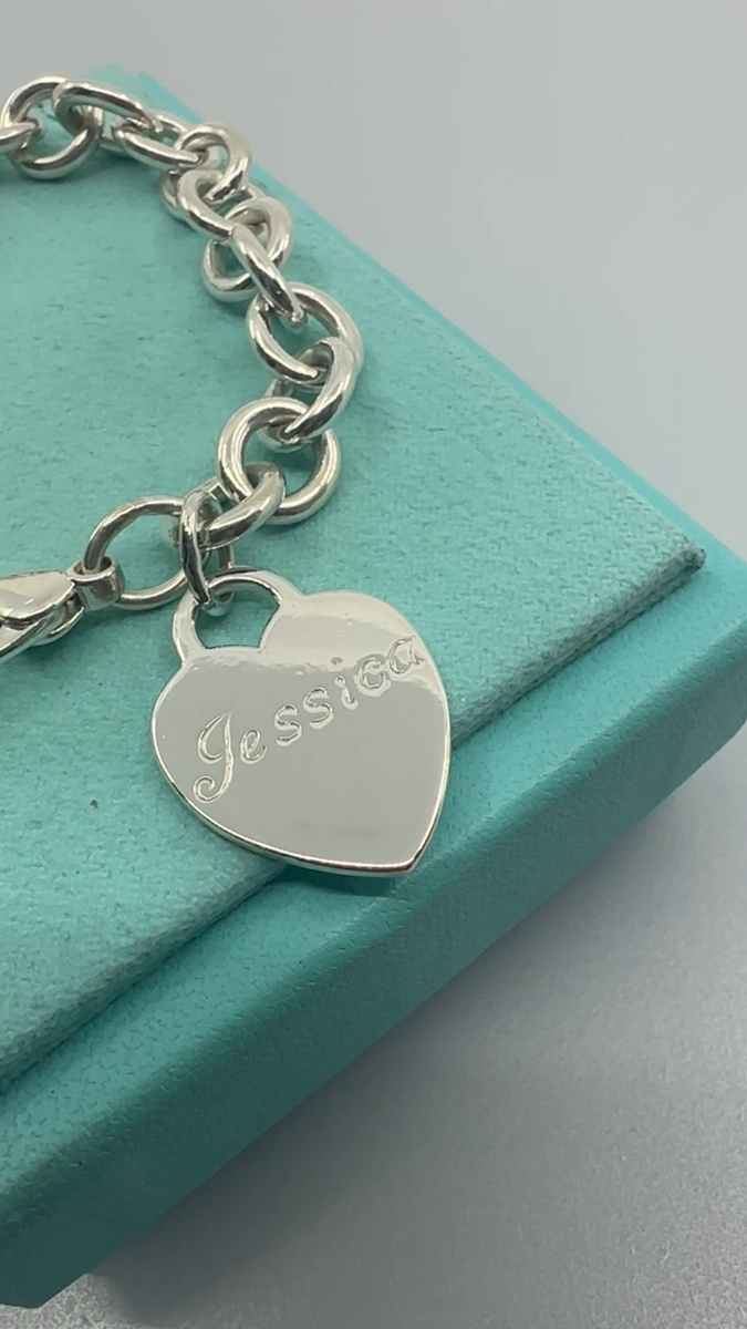 Tiffany & Co. 925 Silver Engraved 