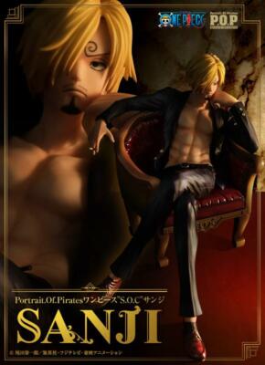 MEGAHOUSE ONE PIECE PORTRAIT OF PIRATES SANJI S.O.C. PVC FIGURE