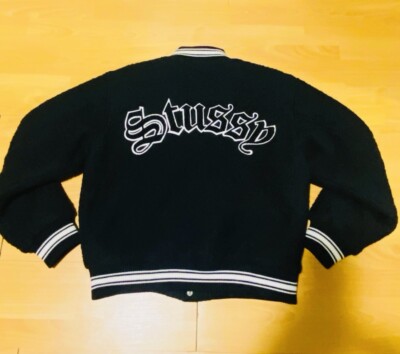 Stussy Casentino Wool Varsity Jacket Men's Size Medium | eBay