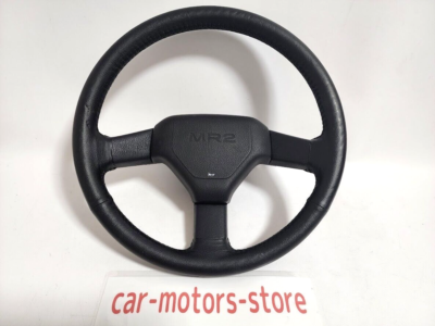 TOYOTA mr2 aw11 MR-2 純正レザー ステアリング 極上品 美品 TOYOTA