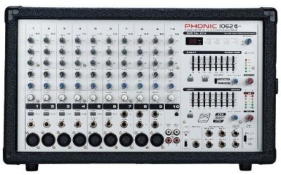 Phonic 1062 Plus 2 x 375W powered mixer | eBay