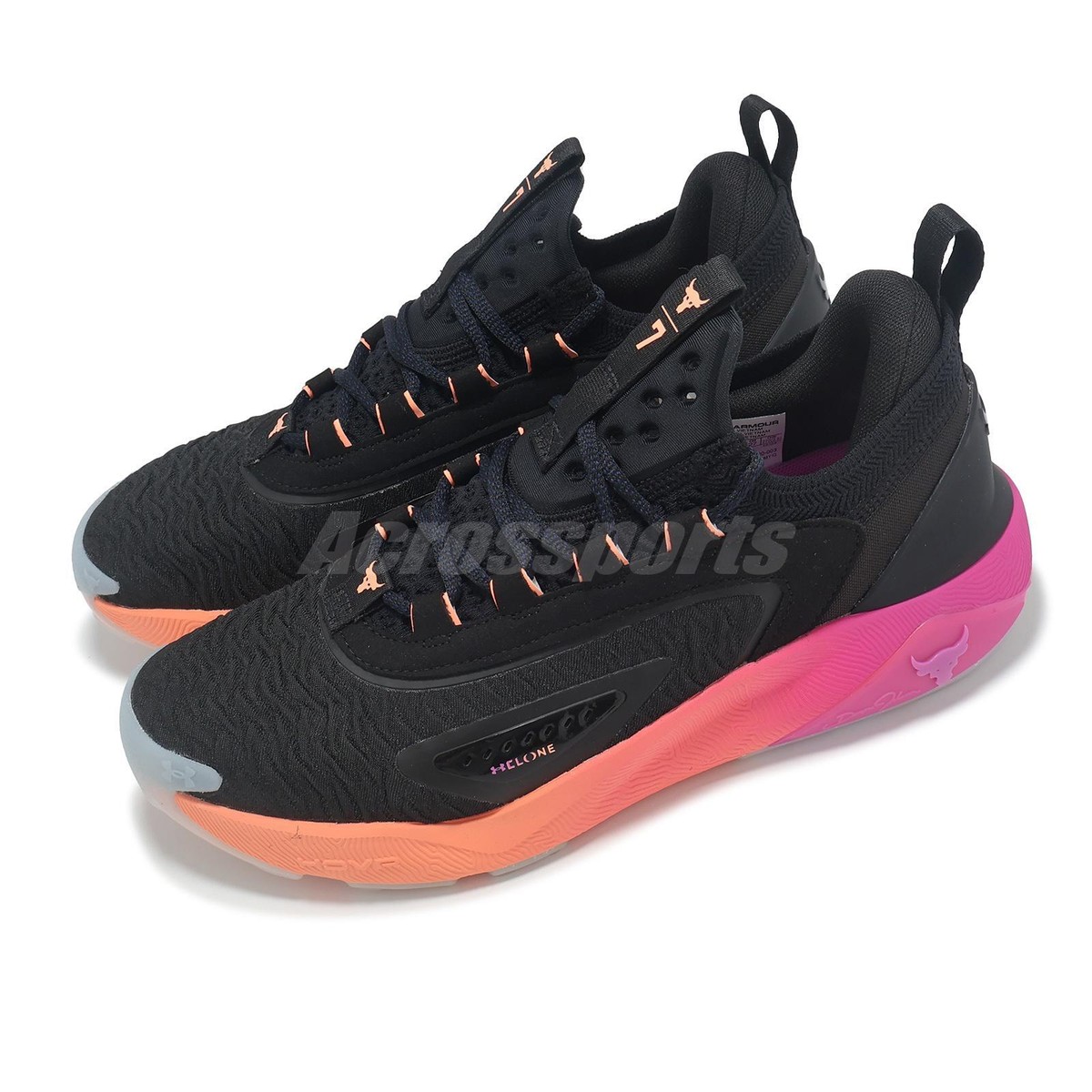 Under Armour Project Rock 7 Black Vivid Magenta Men Cross Training