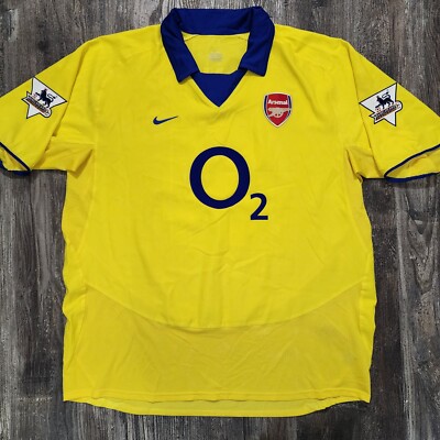 Arsenal 2003 2004 キーパーフットバルシャツ サッカー ナイキ 2003/04