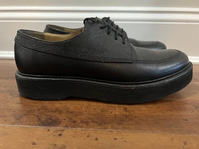 A.P.C APC Leather Lace Up Derby Shoes Black US SIZE 7 | eBay