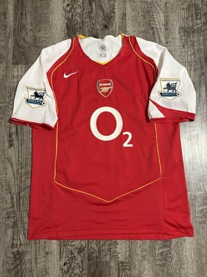 Thierry Henry Arsenal 2004/06 Nike Jersey Red Men's Size XL | eBay