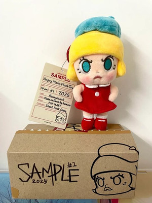 Authentic Molly Angry Molly-Sample#1 Plush Pendant Toy Exhibition