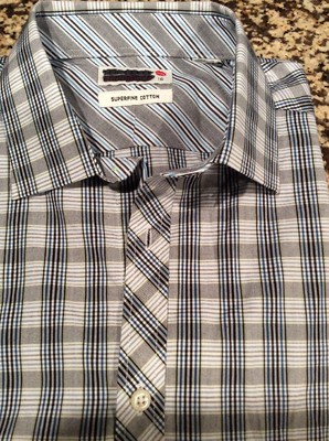 Ted Baker - Endurance - Check Button Down Shirt L/16. MSRP $125 | eBay