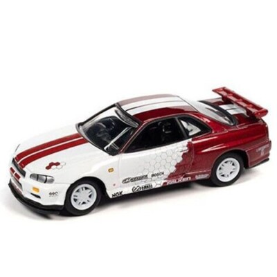 Johnny Lightning 1:64 1999 Nissan Skyline GT-R BNR34 R34 White