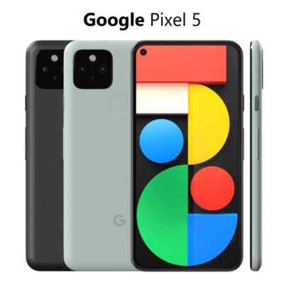 Google Pixel 5 & 5a 5G - 128GB - Black | Green (Unlocked