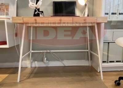 New IKEA LILLASEN Bamboo Desk 40 ⅛x19 ¼ 