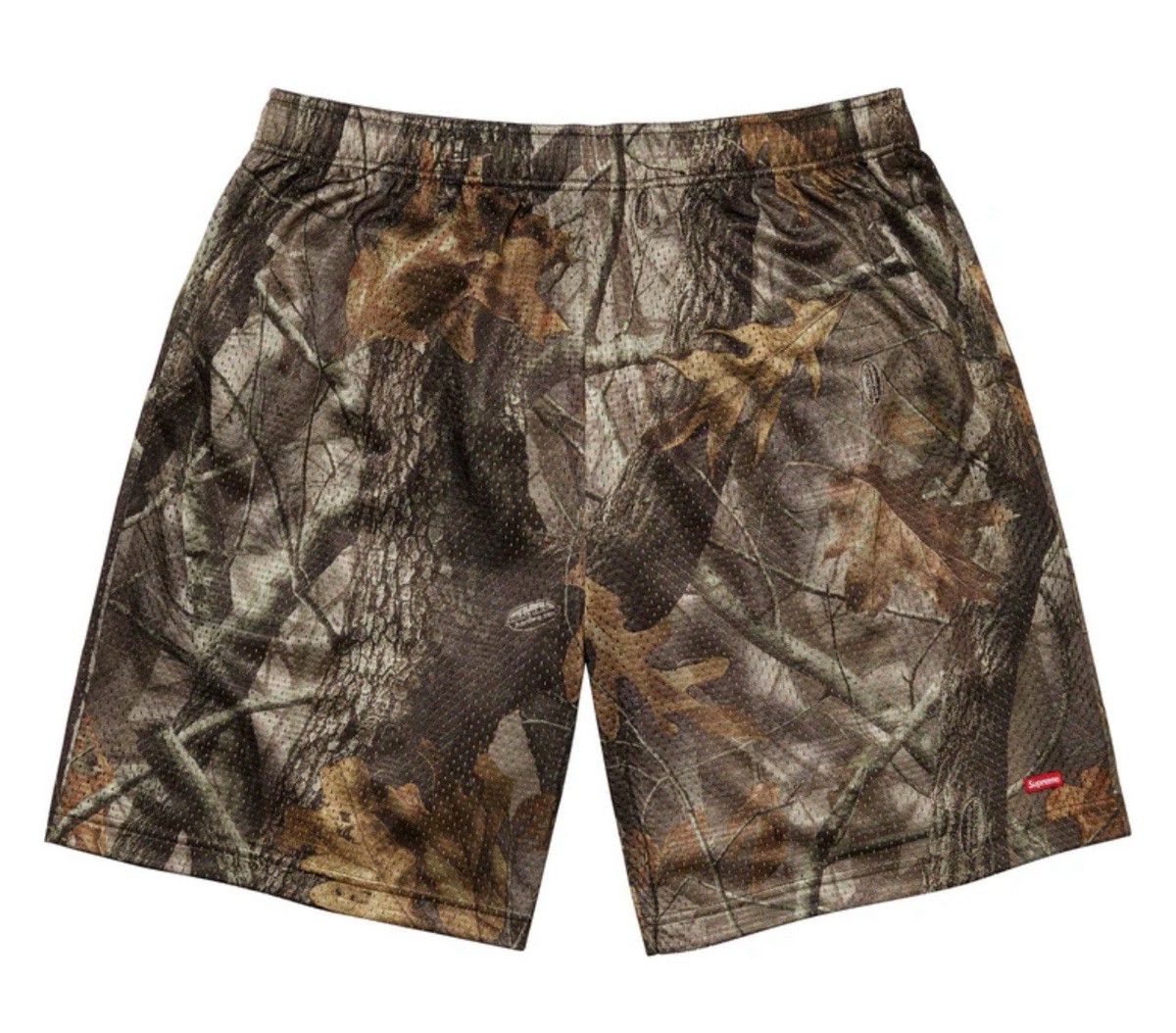 Supreme Small Box Baggy Mesh Short Size Large Realtree Hardwoods