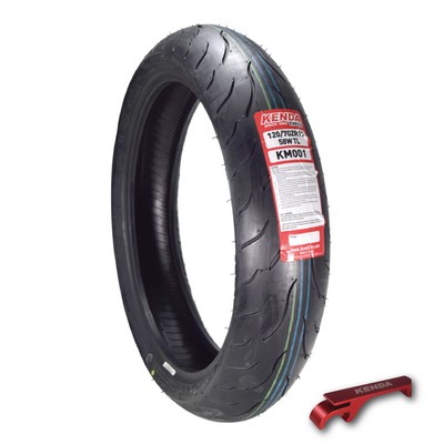 Kenda KM1 120/70ZR17 Sport Touring Motorcycle Tire 58W w/ Keychain