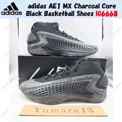 adidas AE1 MX Charcoal Core Black Basketball Shoes IG6668 Men's