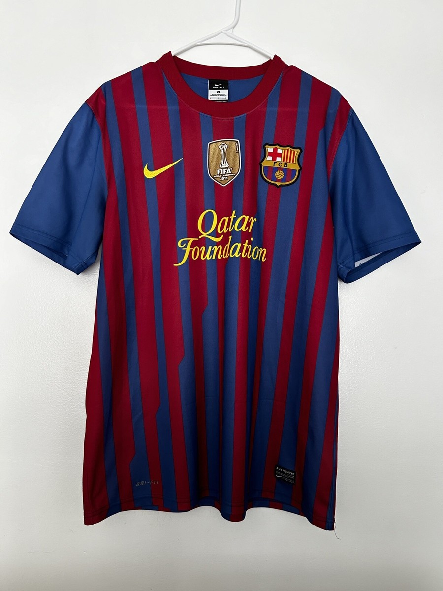 Lionel Messi #10 FC FC Barcelona 2011 ORIGINAL Nike Home Soccer