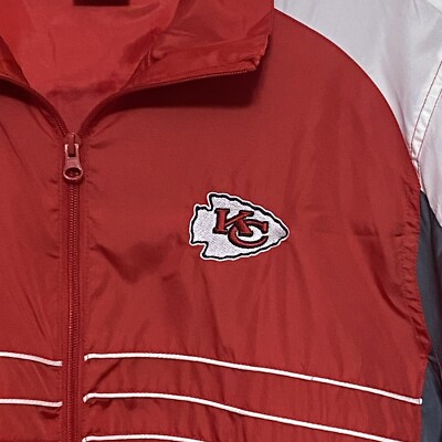 Kansas City Chiefs Windbreaker Large NFL Jacket Sports Illustrated