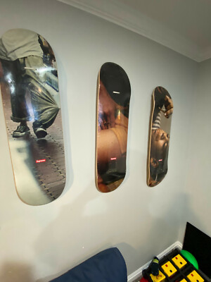 2015 Supreme NYC Larry Clark Kids Skateboard Deck 3 Set Jav 40oz