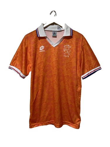 NETHERLANDS 1992 1994 HOME FOOTBALL SHIRT SOCCER JERSEY LOTTO sz L