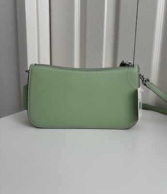 Coach Penn Shoulder Bag Silver/Pale Pistachio | eBay