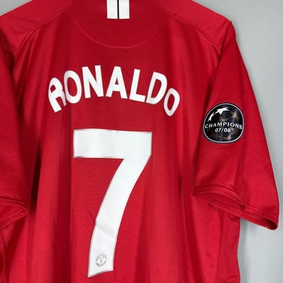 MANCHESTER UNITED 2008 2009 HOME UCL FOOTBALL SHIRT JERSEY #7