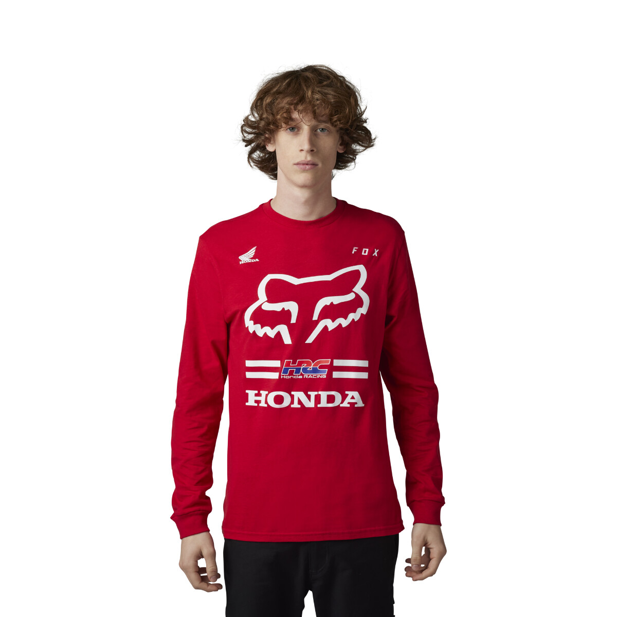 Fox Racing Fox X Honda Long Sleeve Men's Crew Tee T-shirt LS MX