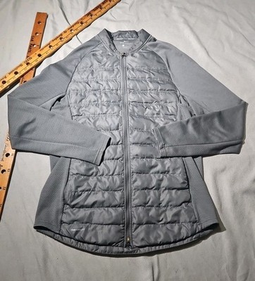 Nike Aeroloft HyperAdapt Golf Jacket Mens Large Gray Hybrid Puffer