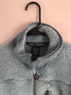 Arc'teryx Retro Cardigan Deep Pile Fleece Jacket size Large Robins