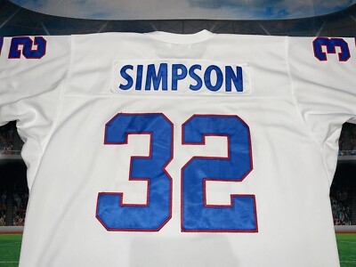 Buffalo Bills OJ Simpson #32 Mitchell & Ness Jersey Sz 54 Preowned