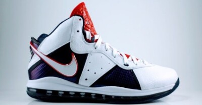 Size 9.5 - Nike Lebron 8 Veterans Day / USA Independence Olympics