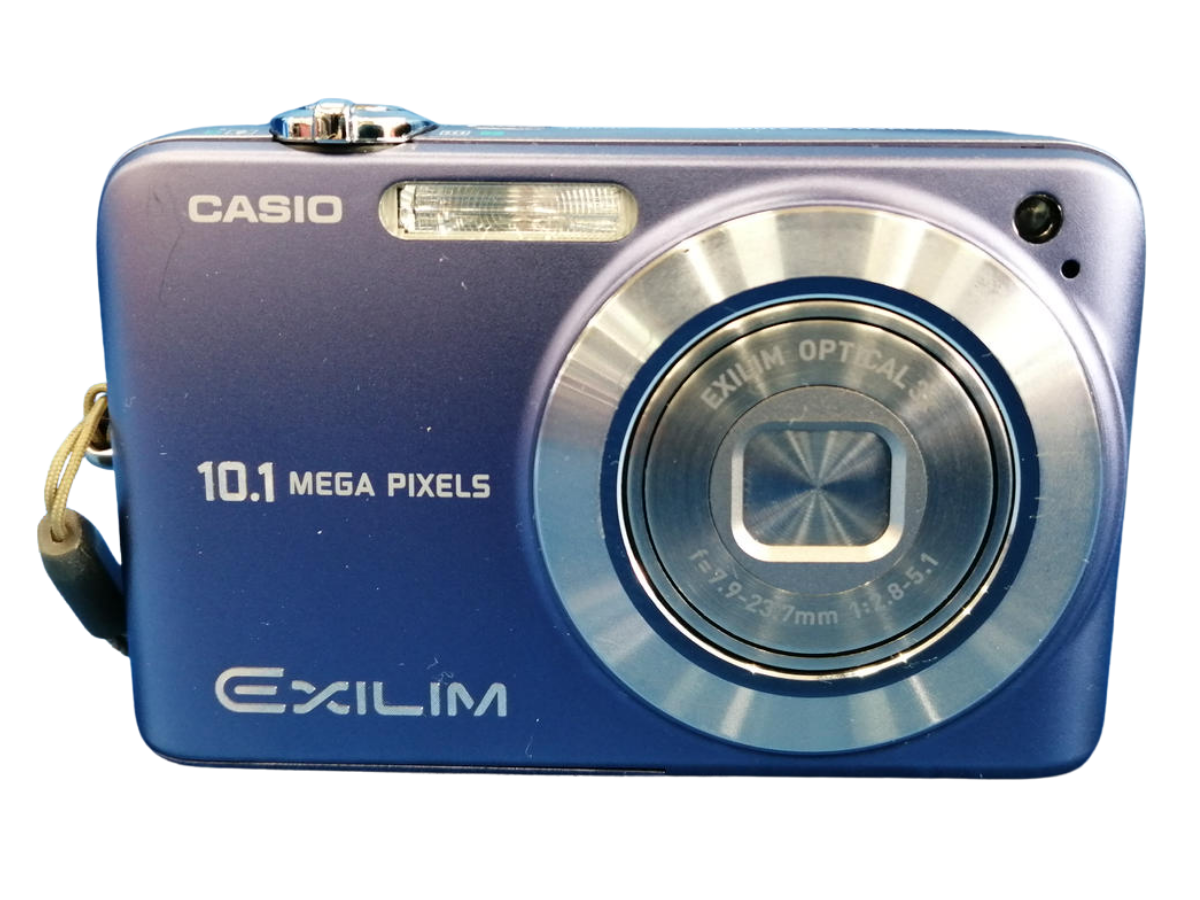 Casio Exilim Zoom EX-Z1080 Blue 10.1MP Compact Digital Camera From