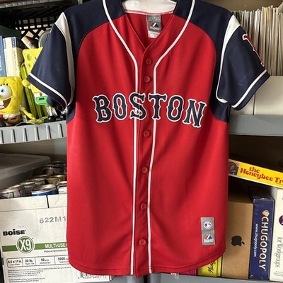Vintage Majestic Red Sox Men's MLB Genuine Stitched Jersey L | eBay