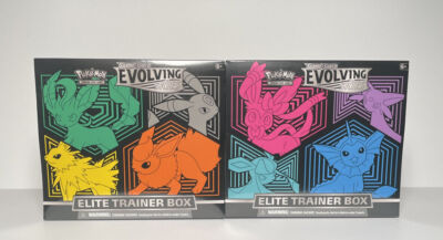 Pokemon Evolving Skies Elite Trainer Box ETB Set of 2 Sword