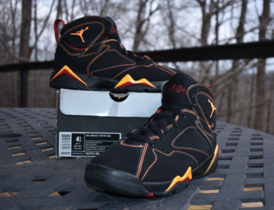 Nike Air Jordan 7 Retro GS 'Citrus' 2006 304774-081 Youth Size 4.5