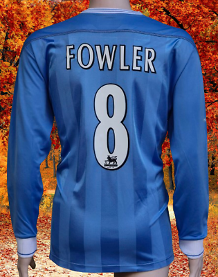 MANCHESTER CITY FC 2003-2004 VINTAGE REEBOK FOWLER HOME JERSEY