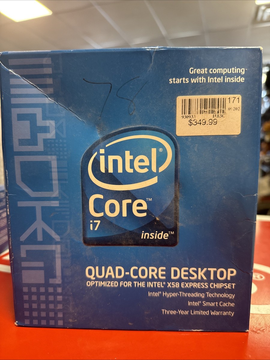Intel Core i7-920 2.66GHz Quad-Core (BX80601920) Processor for