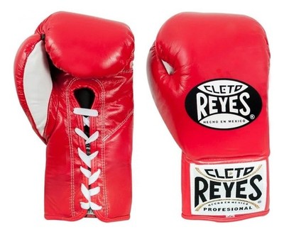 RARE Professional Red CLETO REYES Boxing Gloves Lace Up Sparring