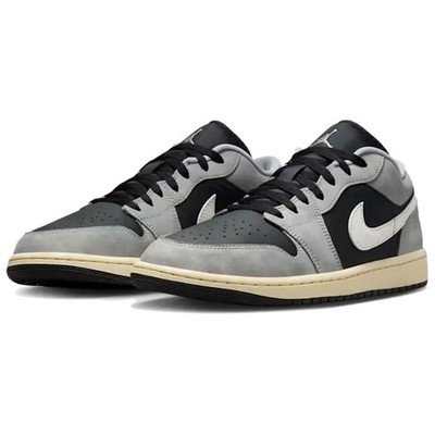 Size 10.5 - Air Jordan 1 Low Light Smoke Grey for sale online | eBay