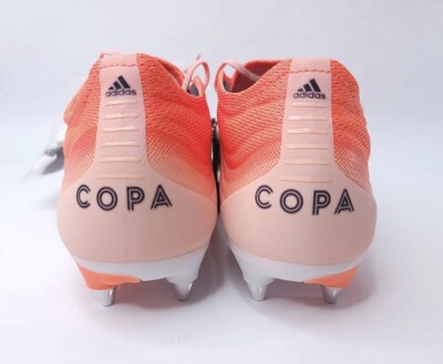 Adidas Copa 19.1 SG Orange Pink Peach Soccer Cleats G25816 Size